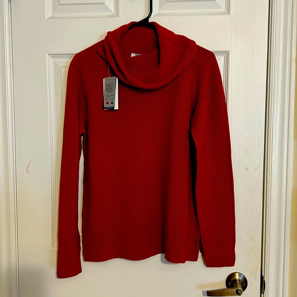 Chiaro 101 made in Italy size large ladies merino fine wool sweater